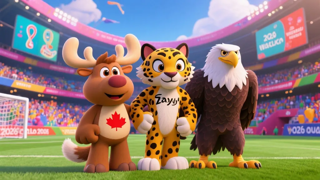 揭秘2026世界杯吉祥物：Maple、Zayu与Clutch背后的文化密码与狂欢寓意